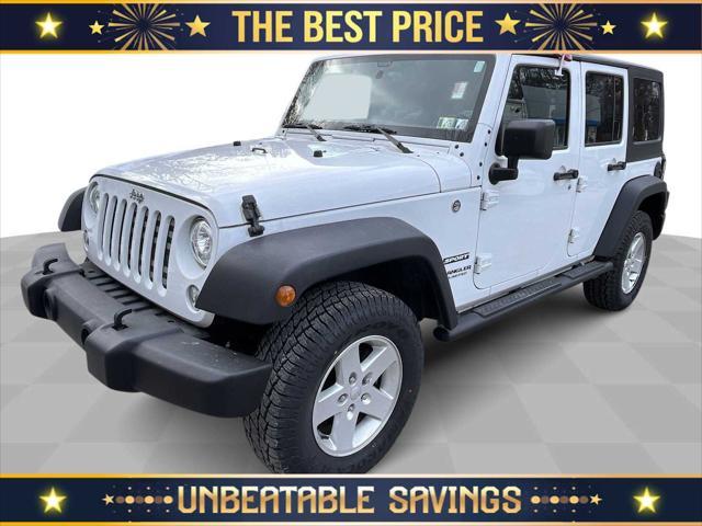 used 2017 Jeep Wrangler Unlimited car, priced at $22,488