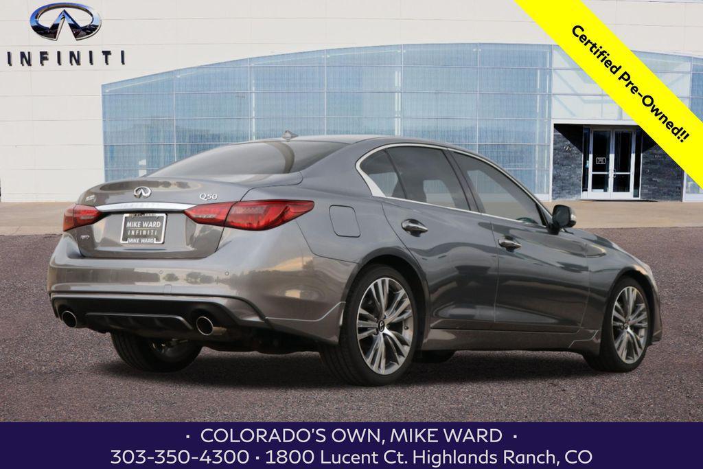 used 2022 INFINITI Q50 car, priced at $32,499