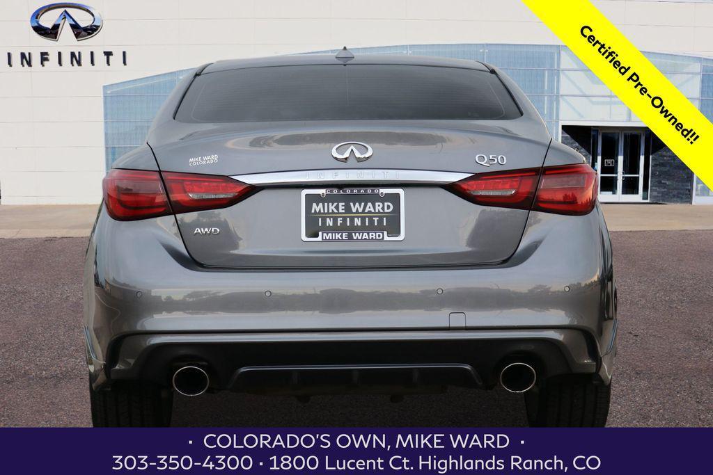 used 2022 INFINITI Q50 car, priced at $32,499