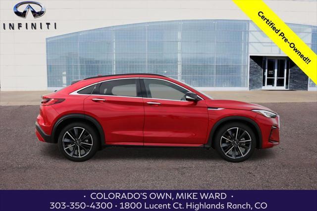 used 2024 INFINITI QX55 car, priced at $47,999