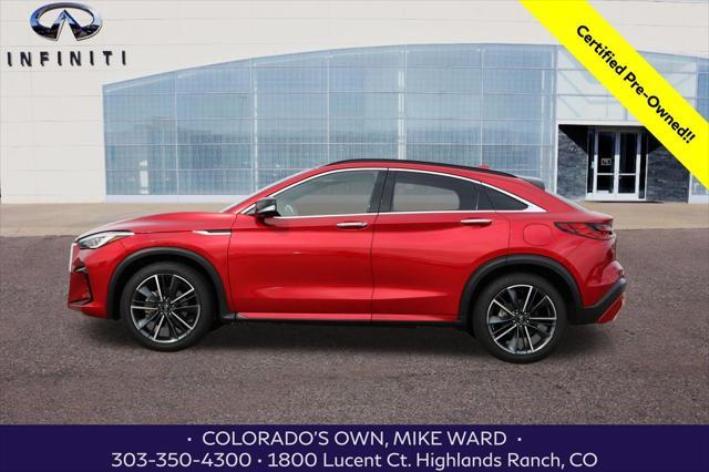 used 2024 INFINITI QX55 car, priced at $47,999