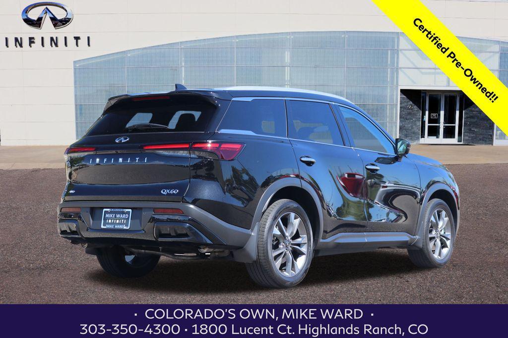 used 2025 INFINITI QX60 car, priced at $46,999
