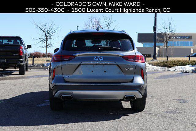 used 2024 INFINITI QX50 car, priced at $44,999