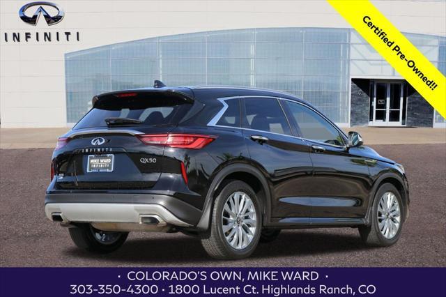 used 2024 INFINITI QX50 car, priced at $36,999