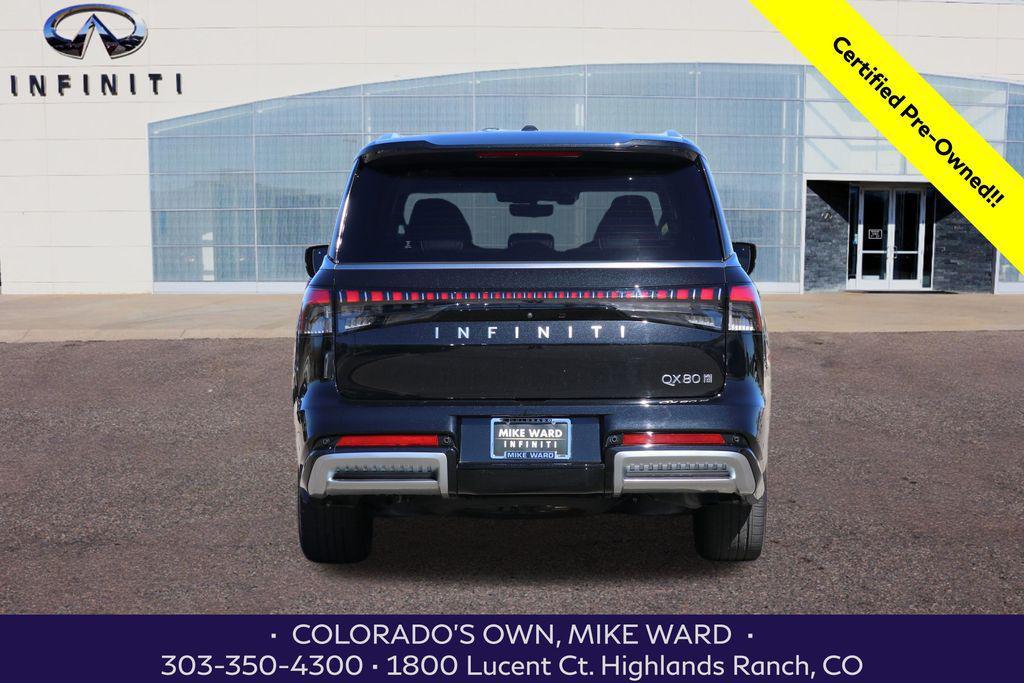 used 2025 INFINITI QX80 car, priced at $78,999