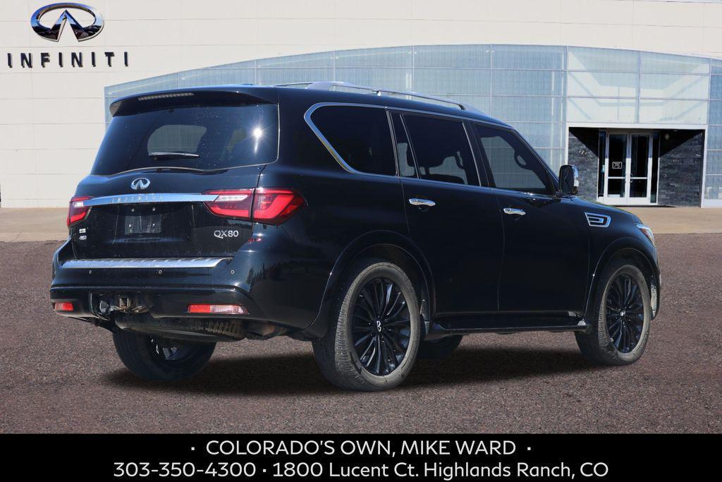 used 2021 INFINITI QX80 car, priced at $34,899