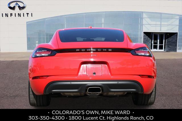 used 2017 Porsche 718 Cayman car, priced at $57,994
