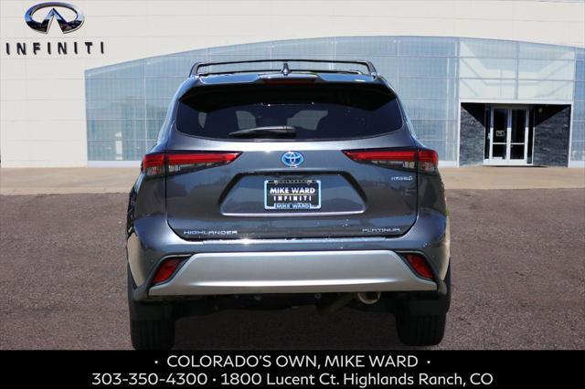 used 2020 Toyota Highlander Hybrid car, priced at $37,999