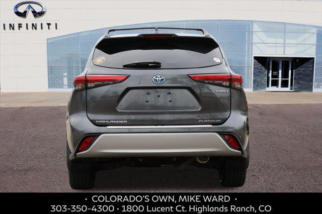 used 2020 Toyota Highlander Hybrid car, priced at $37,999