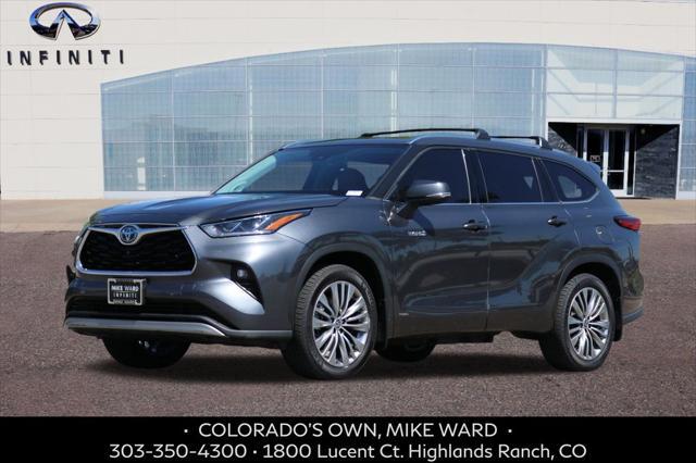 used 2020 Toyota Highlander Hybrid car, priced at $37,999