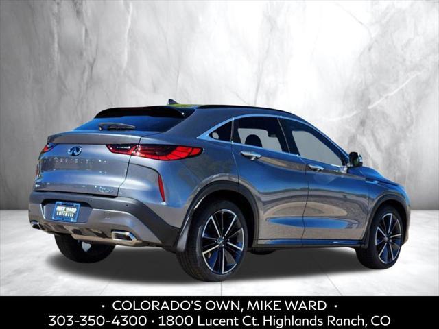 new 2025 INFINITI QX55 car, priced at $55,680