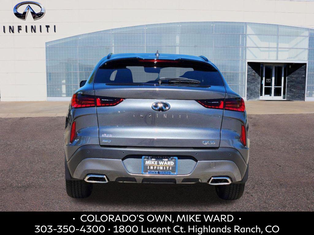 new 2025 INFINITI QX55 car, priced at $54,180