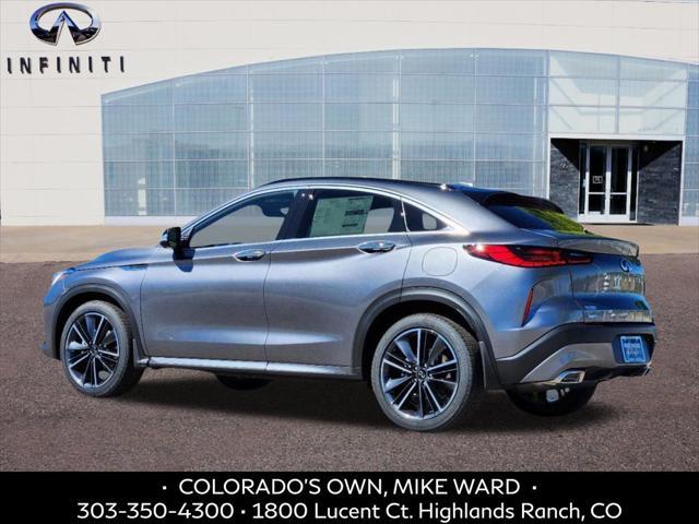 new 2025 INFINITI QX55 car, priced at $55,680