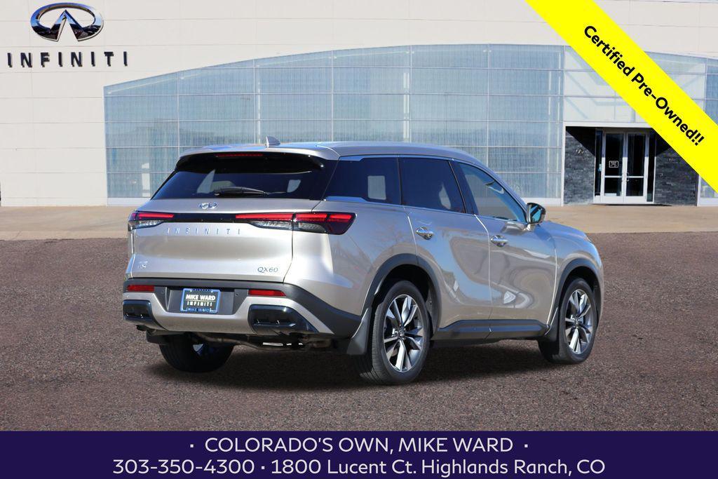 used 2025 INFINITI QX60 car, priced at $47,999