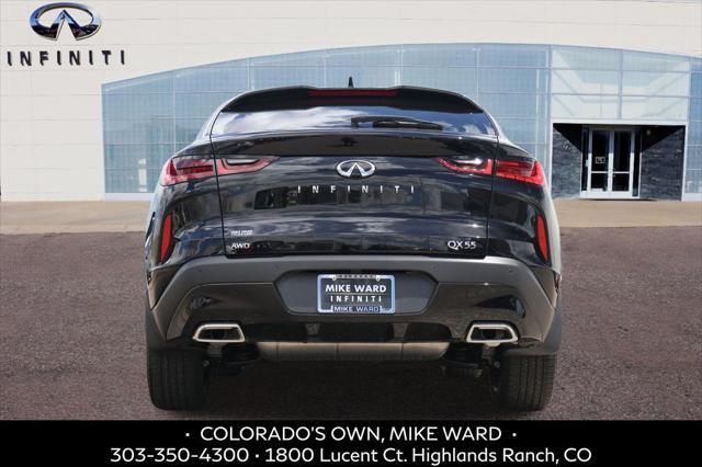 new 2025 INFINITI QX55 car, priced at $50,085