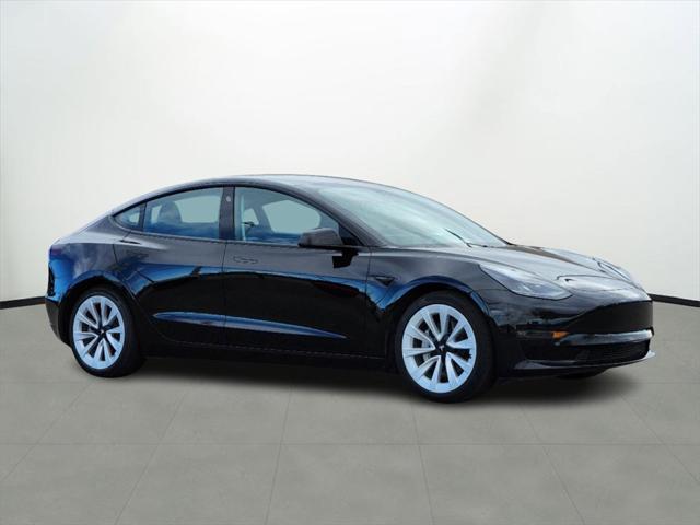 used 2021 Tesla Model 3 car, priced at $28,099