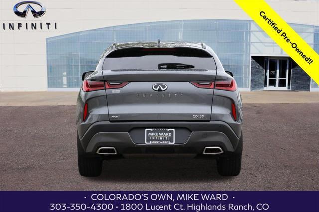 used 2024 INFINITI QX55 car, priced at $47,999