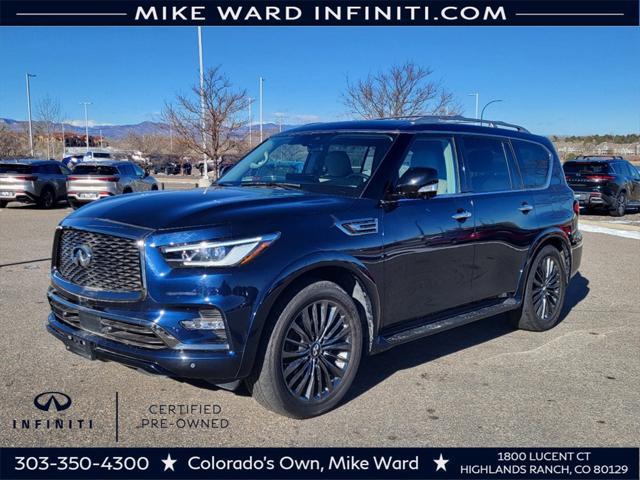 used 2024 INFINITI QX80 car, priced at $52,999