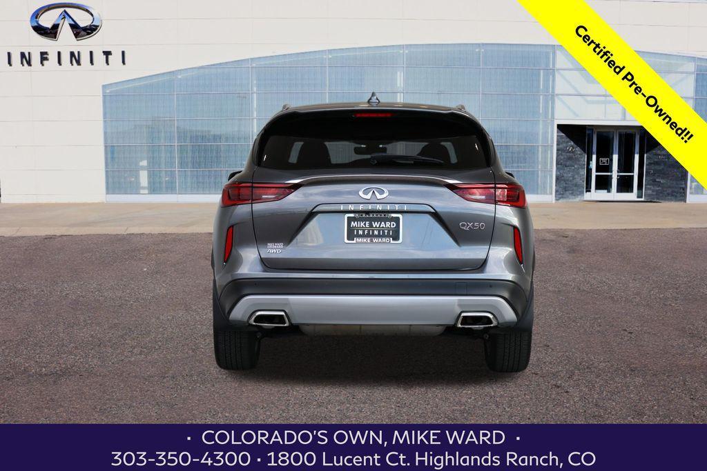 used 2025 INFINITI QX50 car, priced at $36,999