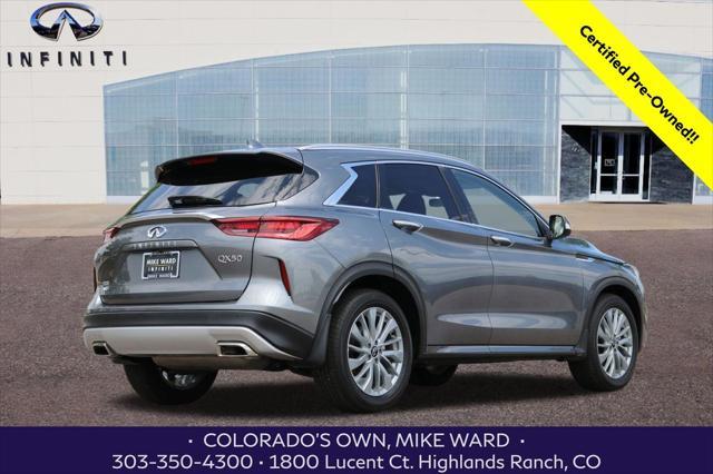 used 2025 INFINITI QX50 car, priced at $39,999