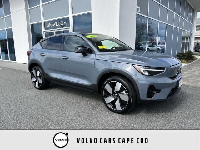 used 2023 Volvo C40 Recharge Pure Electric car, priced at $37,975