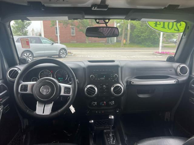 used 2014 Jeep Wrangler Unlimited car, priced at $17,987