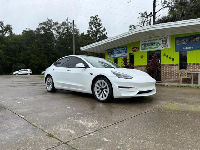 used 2022 Tesla Model 3 car, priced at $30,700