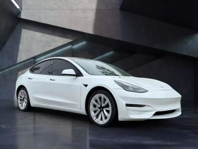 used 2022 Tesla Model 3 car, priced at $27,995