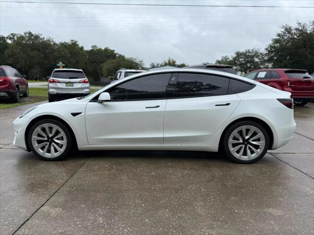 used 2022 Tesla Model 3 car, priced at $30,700