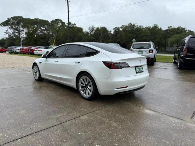 used 2022 Tesla Model 3 car, priced at $30,700