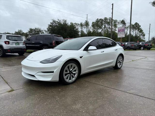 used 2022 Tesla Model 3 car, priced at $30,700