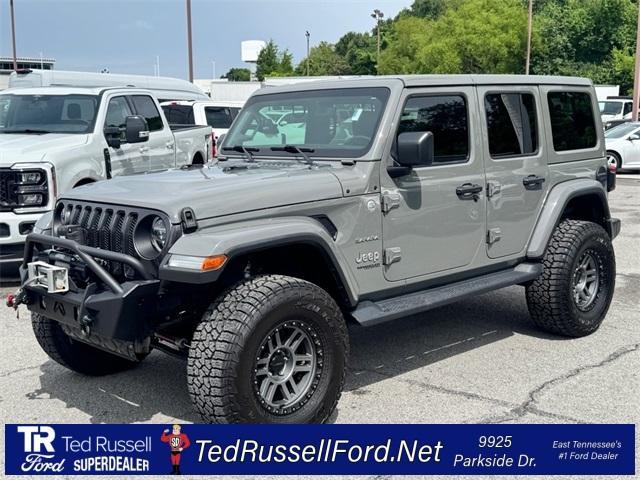 used 2021 Jeep Wrangler Unlimited car, priced at $36,700