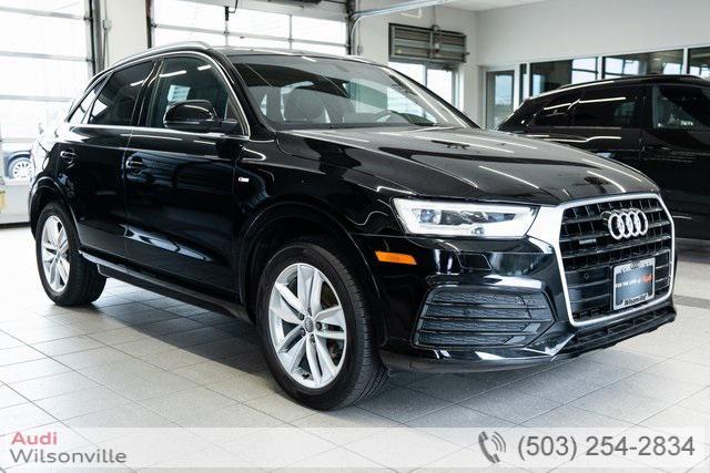 used 2018 Audi Q3 car, priced at $21,355