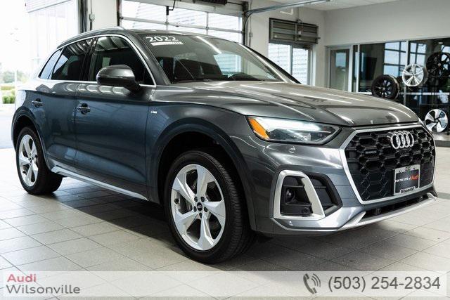 used 2022 Audi Q5 car, priced at $35,691