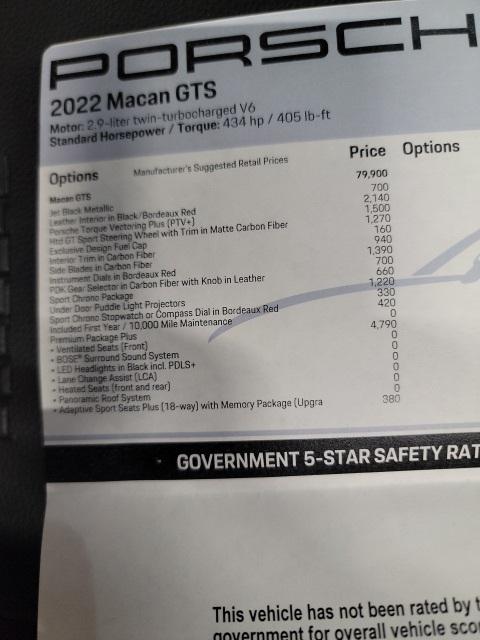 used 2022 Porsche Macan car, priced at $62,993