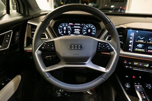used 2023 Audi Q4 e-tron Sportback car, priced at $31,393