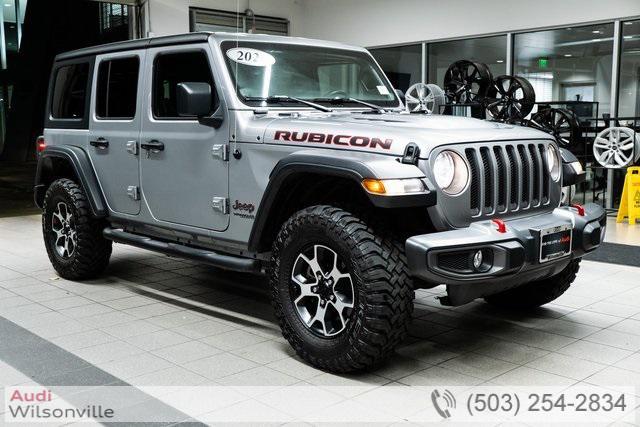 used 2021 Jeep Wrangler Unlimited car, priced at $40,593