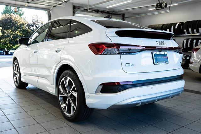 new 2024 Audi Q4 e-tron Sportback car, priced at $65,305