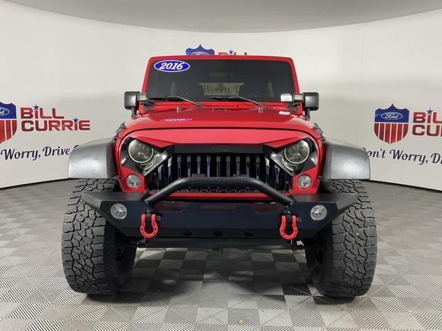 used 2016 Jeep Wrangler Unlimited car, priced at $15,022