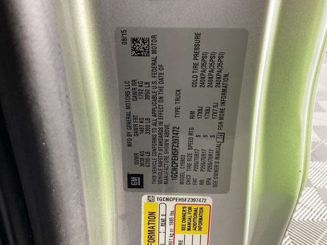 used 2015 Chevrolet Silverado 1500 car, priced at $14,683