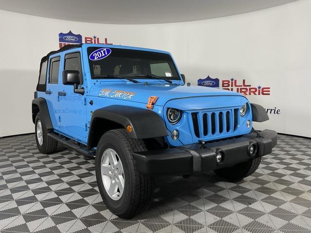 used 2017 Jeep Wrangler Unlimited car, priced at $21,622