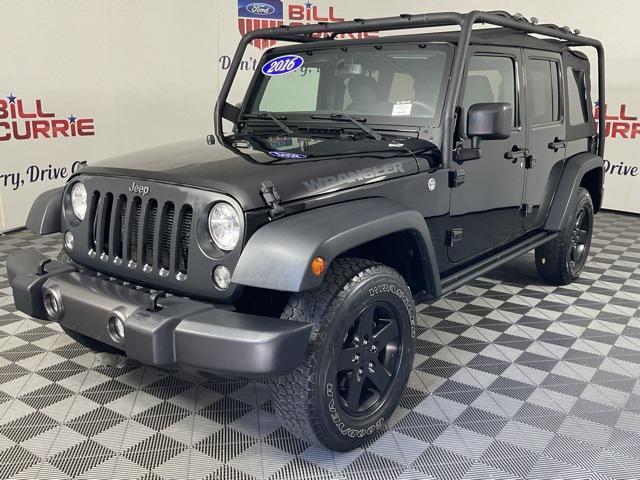used 2016 Jeep Wrangler Unlimited car, priced at $18,449