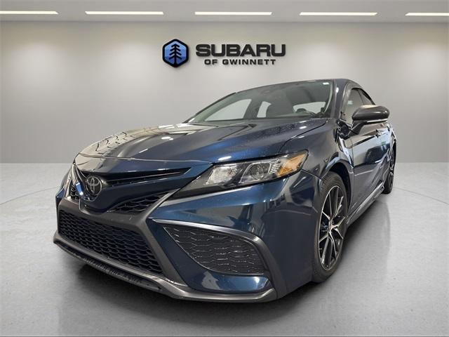 used 2021 Toyota Camry car, priced at $22,000