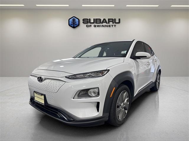 used 2021 Hyundai Kona EV car, priced at $19,900