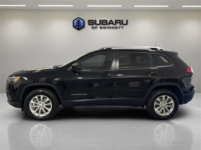 used 2021 Jeep Cherokee car, priced at $18,500