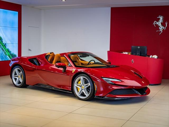used 2023 Ferrari SF90 Spider car, priced at $632,797