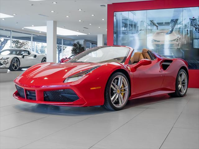 used 2018 Ferrari 488 Spider car, priced at $284,898