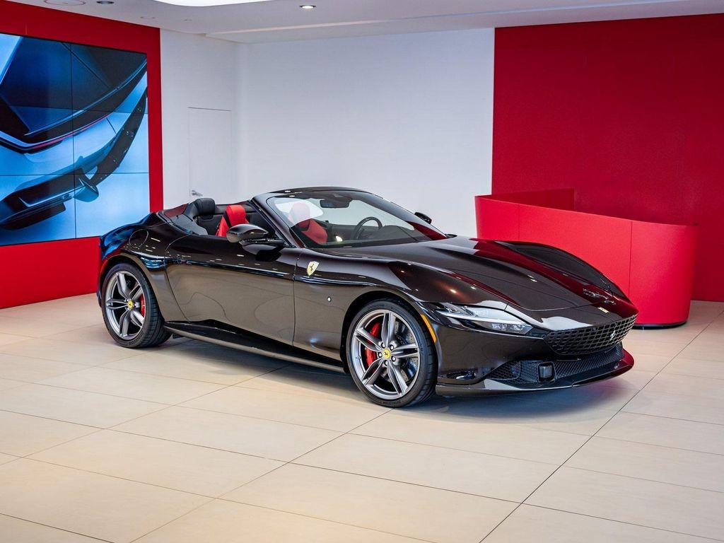 used 2024 Ferrari Roma Spider car, priced at $329,998