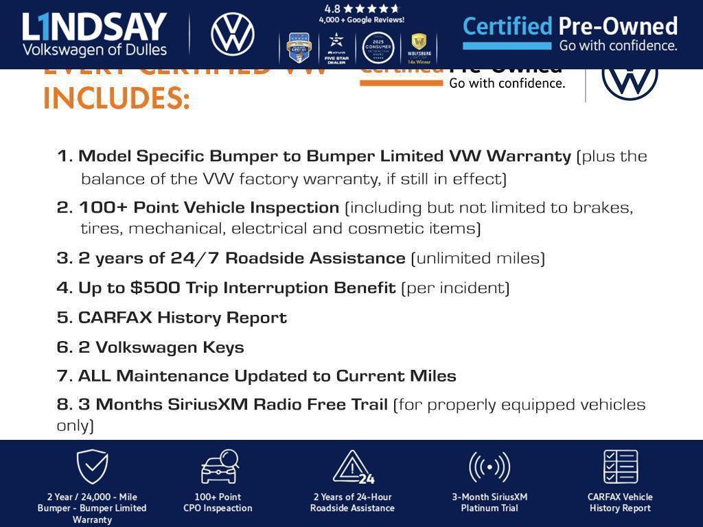 used 2023 Volkswagen Atlas car, priced at $41,997