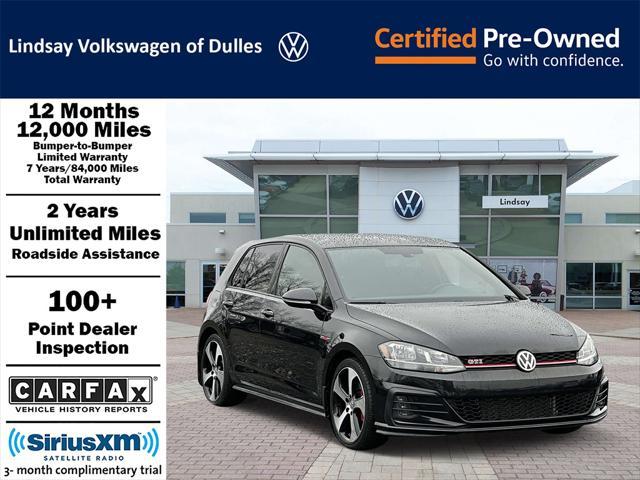 used 2019 Volkswagen Golf GTI car, priced at $20,557